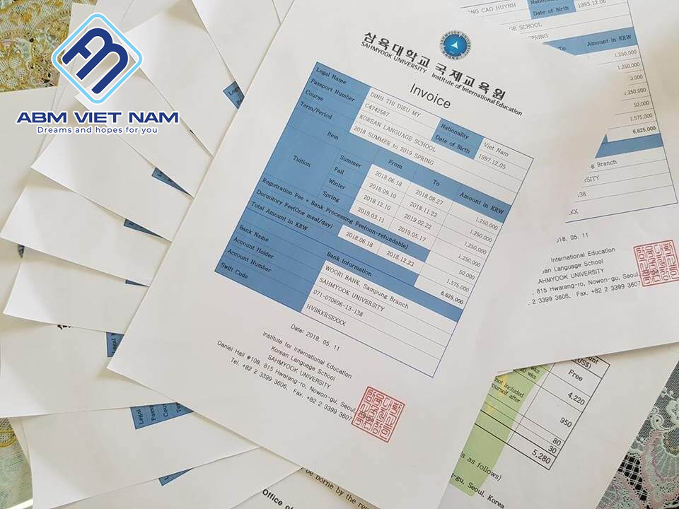 Các loại giấy tờ tùy thân cần chuẩn bị khi đi du học Hàn Quốc